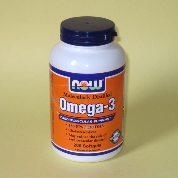 NOW FOODS オメガ3 1000mg(EPA 180mg,DHA 120mg) 200カプセル_1