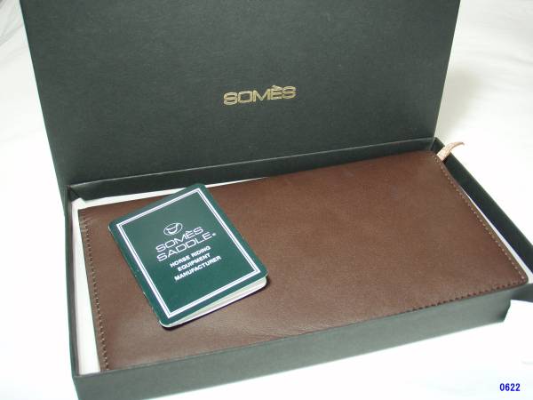 未使用☆ソメスサドル本革手帳カバーブックカバーバイブルサイズ
