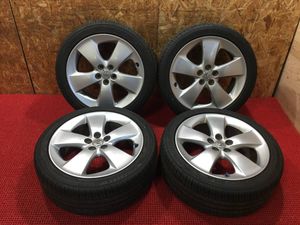 17インチ　pcd100  5穴　プリウス　スバル車 プリウス ☆17インチ トヨタ 純正 中古 アルミホイール 4本 5穴 PCD