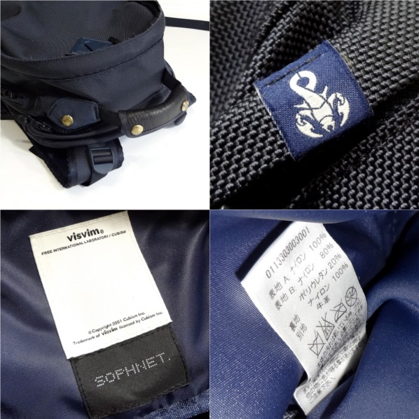 13ss SOPH × visvim BALLISTIC 22L バックパック/ソフネット(かばん 