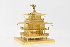金閣寺　置物　インテリア　レトロ　骨董品　和モダン 金閣寺 舎利殿 鳳凰 インテリア 置物 アンテーク コレクション