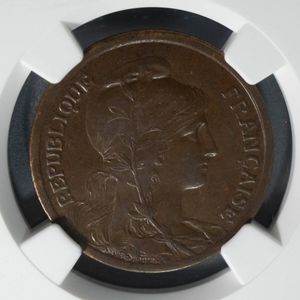 銅貨 1913年 フランス 10サンチームNGC AU 58 BN アンティーク 硬貨 フランス 10サンチームの値段と価格推移は？｜4件の売買データ