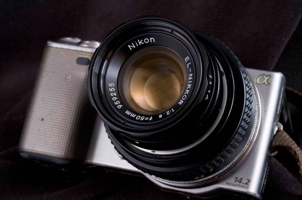 EL-NIKKOR 50mm F2.8(ソニーEマウント改造ヘリコイド付き）