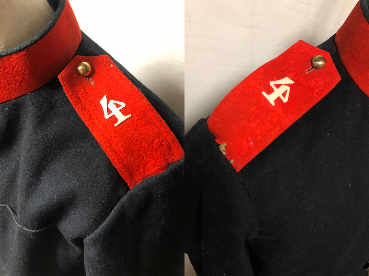 旧日本軍 明治19年式軍衣 上衣 当時実物 戦前 大日本帝国陸軍 軍服