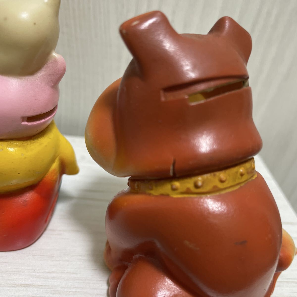 当時物 三和銀行 貯金箱 ワンサくん マスコット キャラクター 昭和