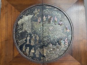 唐物　中国美術　時代　螺鈿象嵌　細工象嵌　螺鈿テーブル　華道具　香道具　古美術 中国 螺鈿のYahoo!オークション(旧ヤフオク!)の相場・価格を見る