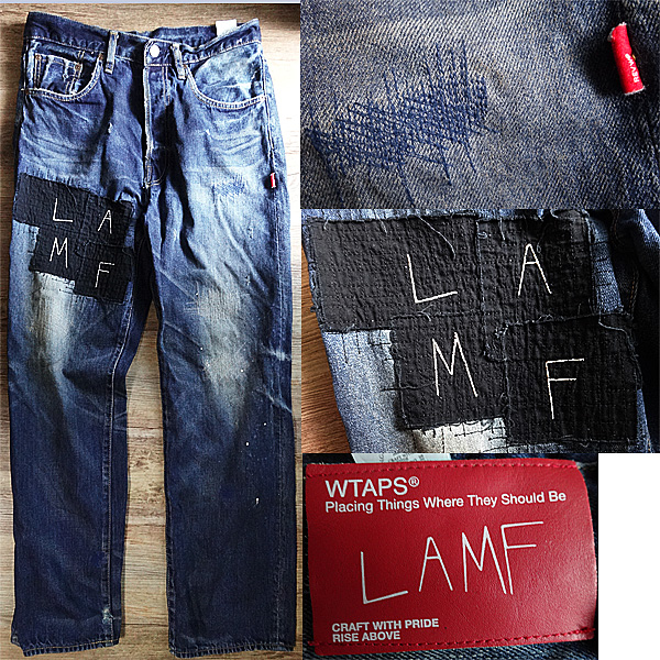 WTAPS 09 BLUES ダブルタップス デニム LAMF FPAR GIP SKINNY 15