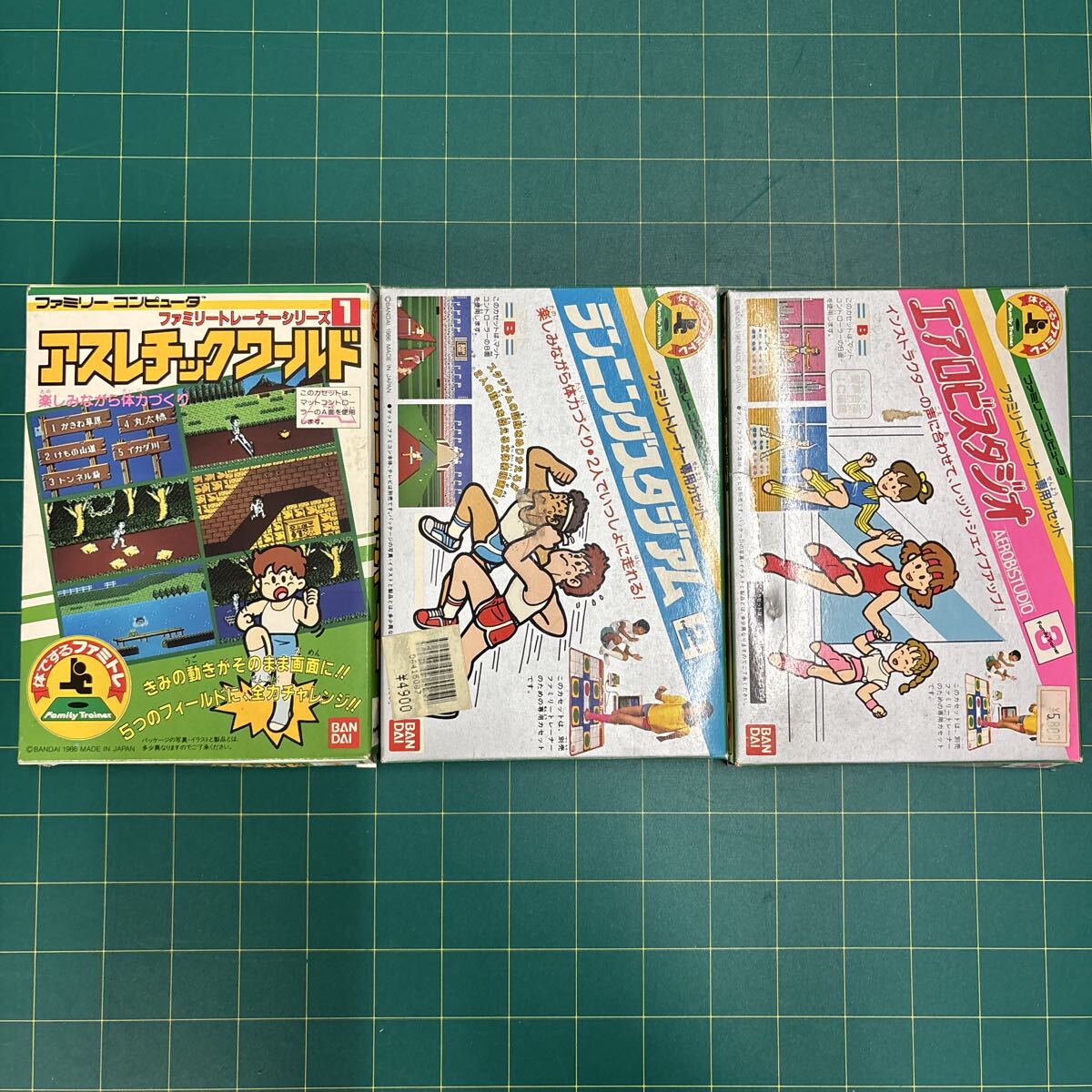 長期保管品】 ファミコン ソフト アスレチックワールド 箱のみ 箱説付