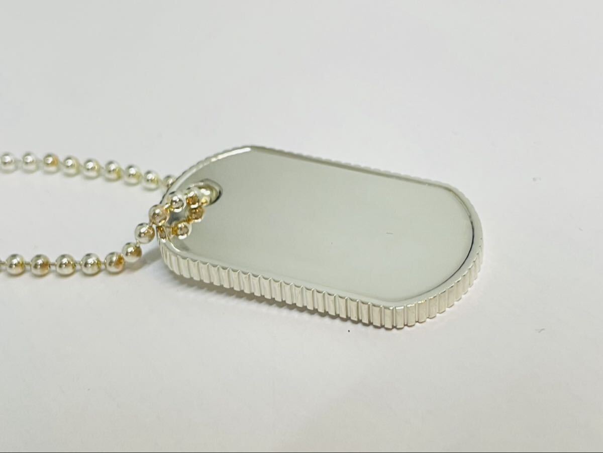 TIFFANY&Co. ティファニー ドッグタグ プレート コインエッジ ボール