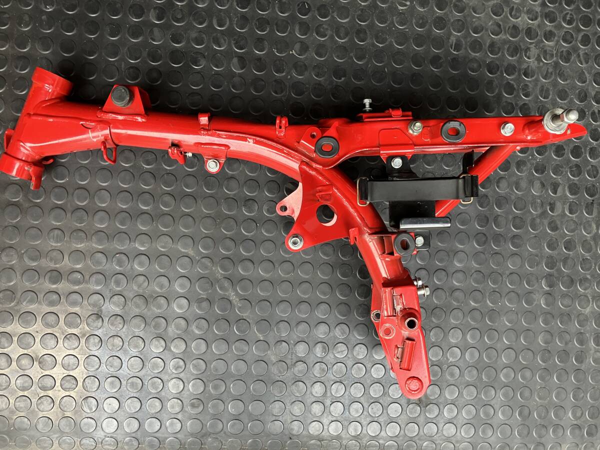程度良好 AB27 12V モンキー ホンダ 純正 フレーム 赤 書類付き ゴリラ