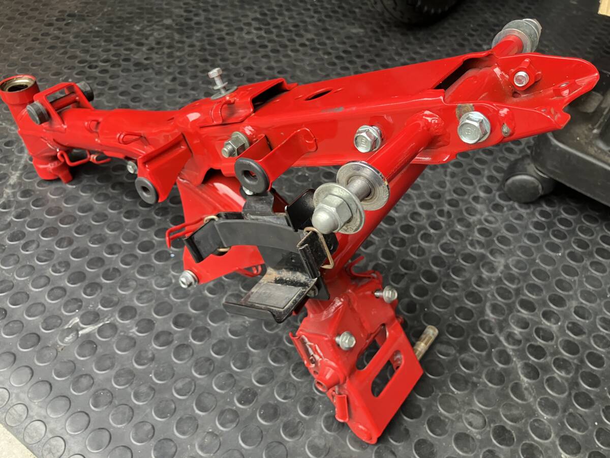 程度良好 AB27 12V モンキー ホンダ 純正 フレーム 赤 書類付き ゴリラ