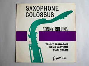 337位 ソニー・ロリンズ　サキソフォン・コロッサス　プレスティッジ　UKオリジナル　美盤　Son