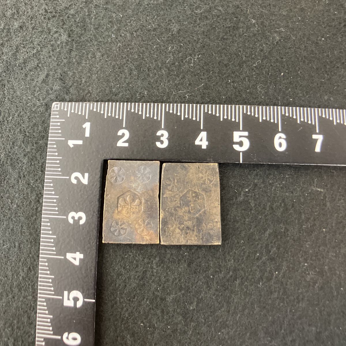④ 桐一分銀判 五三桐 桜紋 古銭 貨幣 硬貨 江戸時代 時代物 骨董