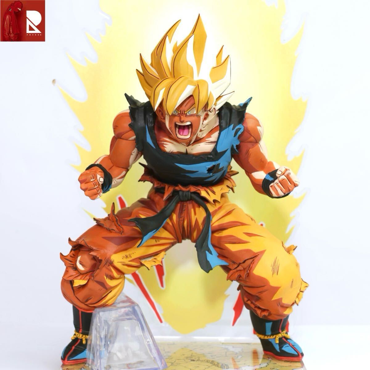 ドラゴンボール 超サイヤ人 孫悟空 B賞 フィギュア リペイント 二次元