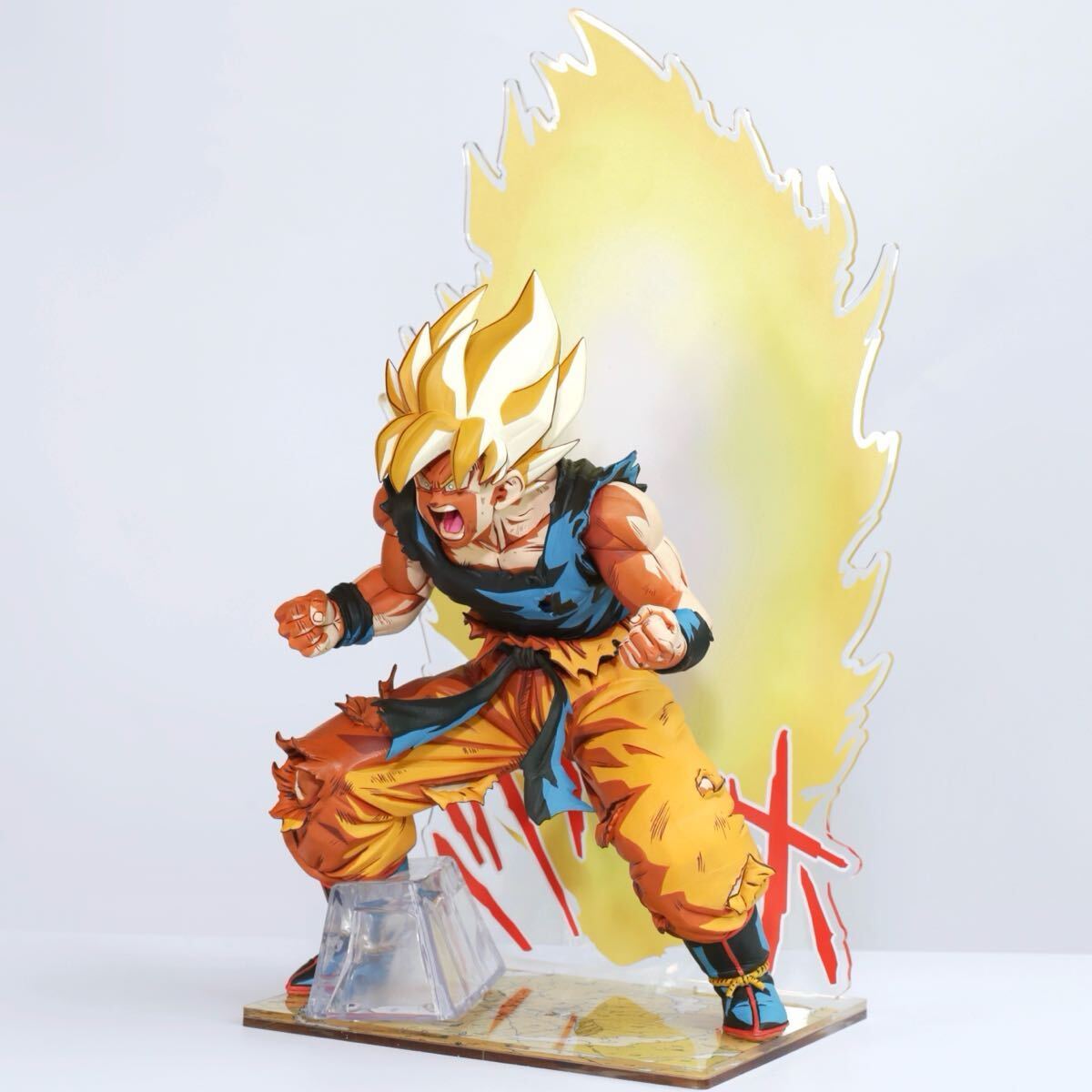 ドラゴンボール 超サイヤ人 孫悟空 B賞 フィギュア リペイント 二次元