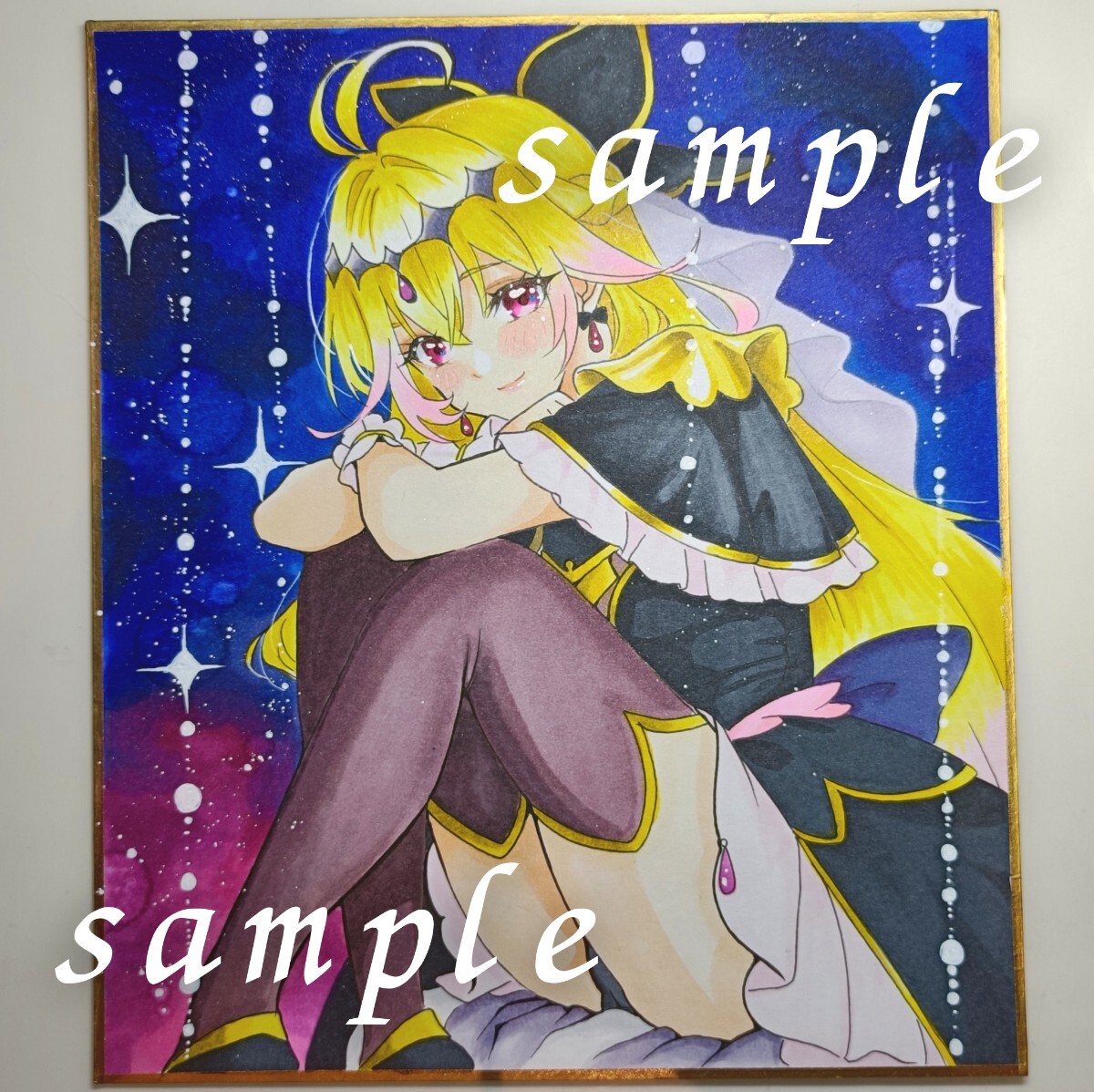手描きイラスト 名探偵プリキュア キュアアルカナシャドウ ファン