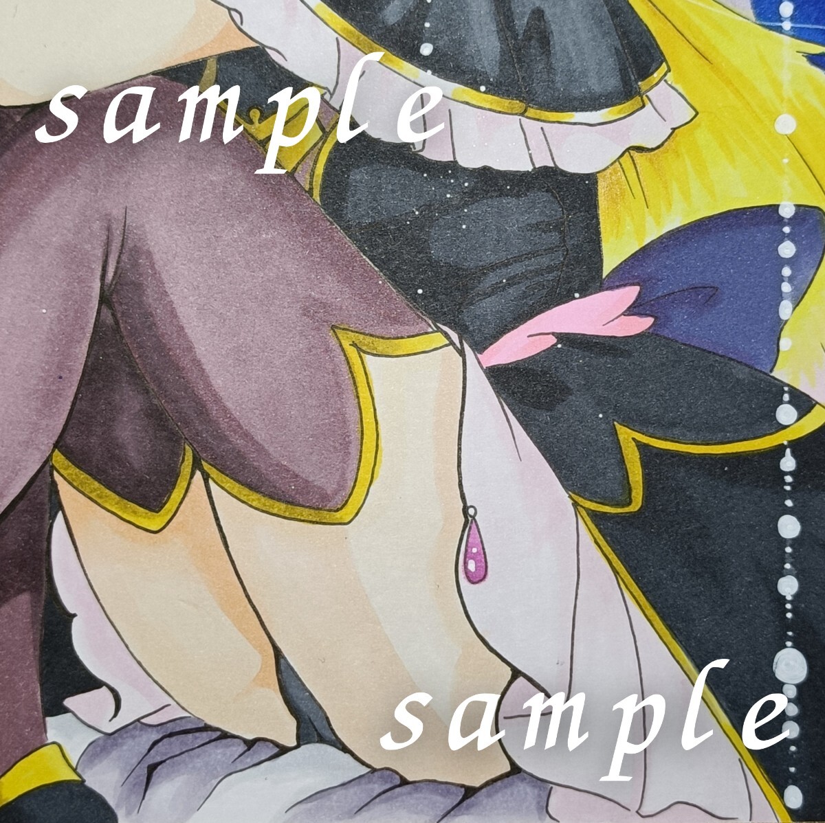 手描きイラスト 名探偵プリキュア キュアアルカナシャドウ ファン