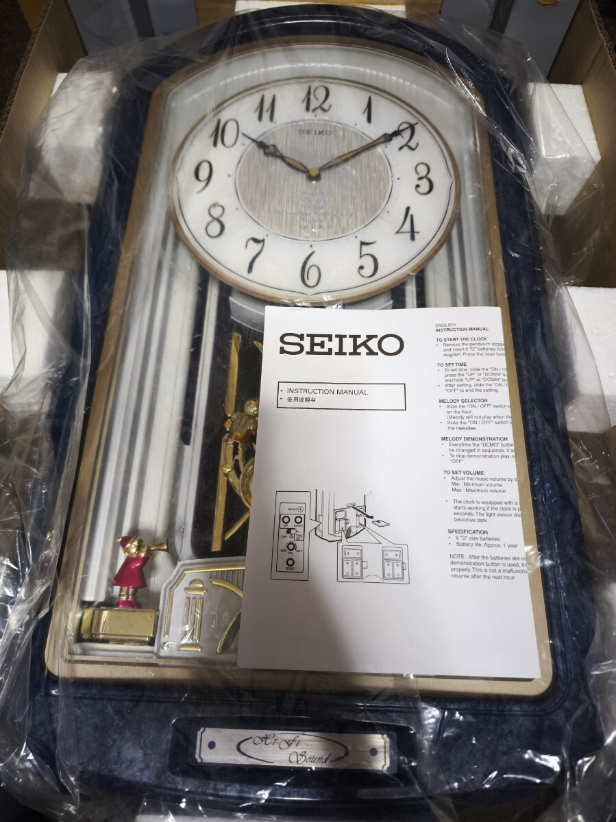 からくり時計 セイコー QXM132LRH SEIKO Melodies In Motion QXM132LRH ~Hi-Fi Sound~ からくり時計 海外