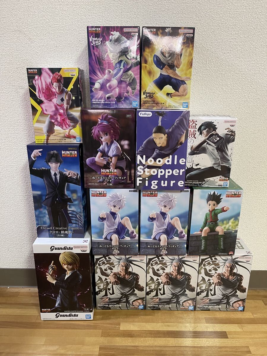 ハンター×ハンター ゴン　キルア　クラピカ　ネテロ　クロロ　ヒソカ　ノブナガ HUNTER × HUNTER ハンターハンター フィギュア ヒソカ クロロ クラピカ
