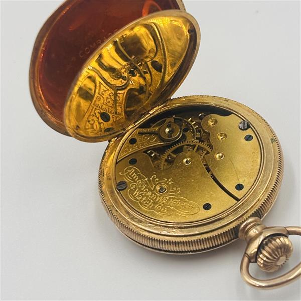 WALTHAM MASS AWW.CO 懐中時計 不動 ジャンク ※風防なし 現状品