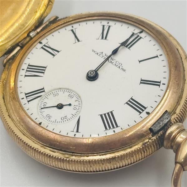 WALTHAM MASS AWW.CO 懐中時計 不動 ジャンク ※風防なし 現状品