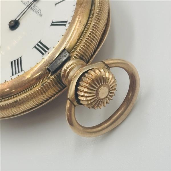 WALTHAM MASS AWW.CO 懐中時計 不動 ジャンク ※風防なし 現状品