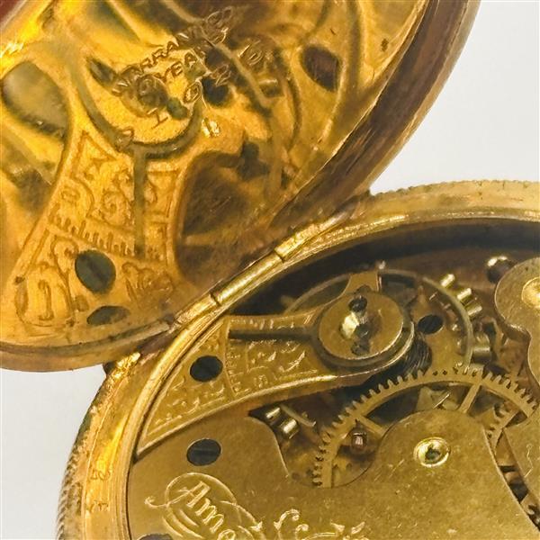 WALTHAM MASS AWW.CO 懐中時計 不動 ジャンク ※風防なし 現状品