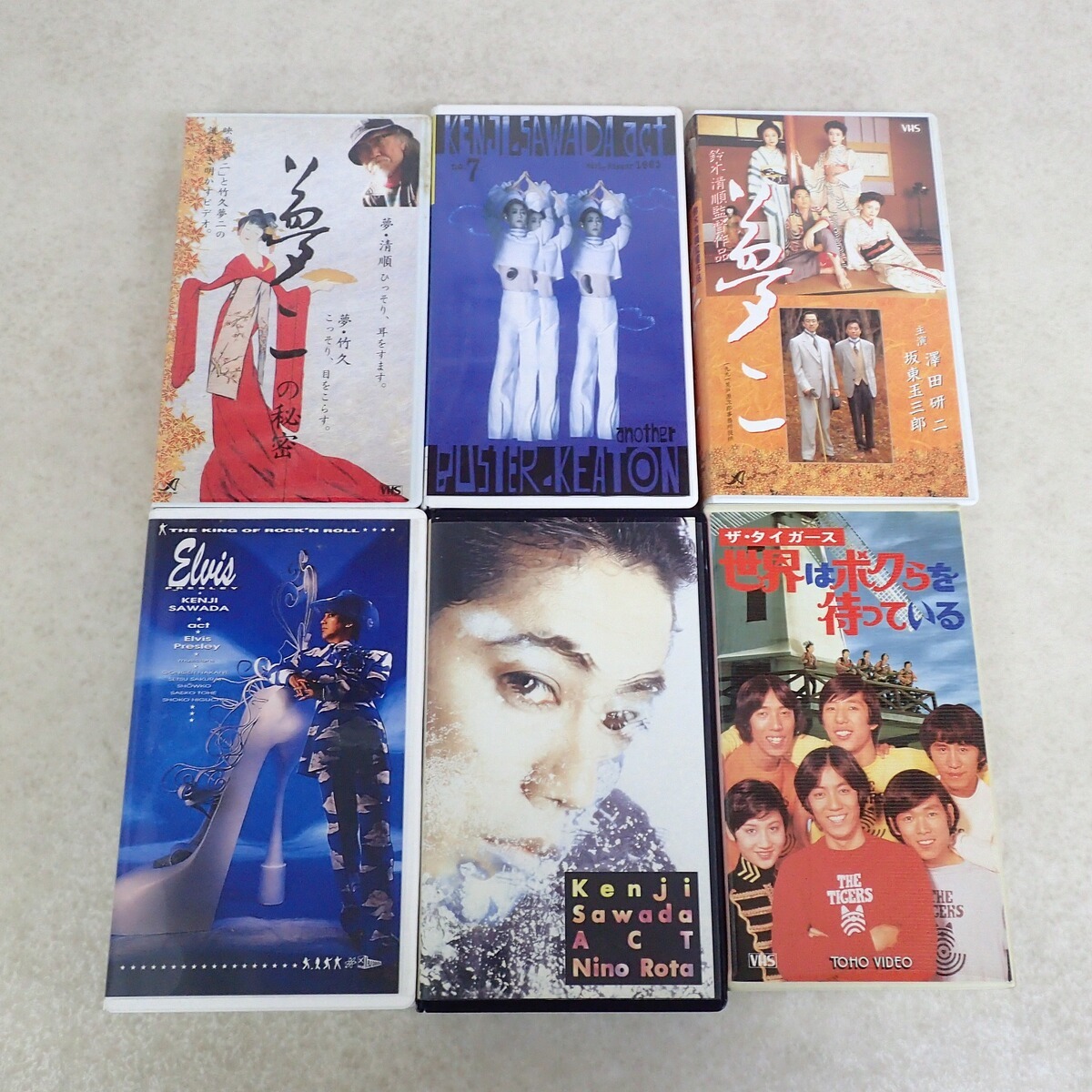 沢田研二 VHS ジュリーマニア/宮沢賢治/サーモスタットな夏/世界はボク