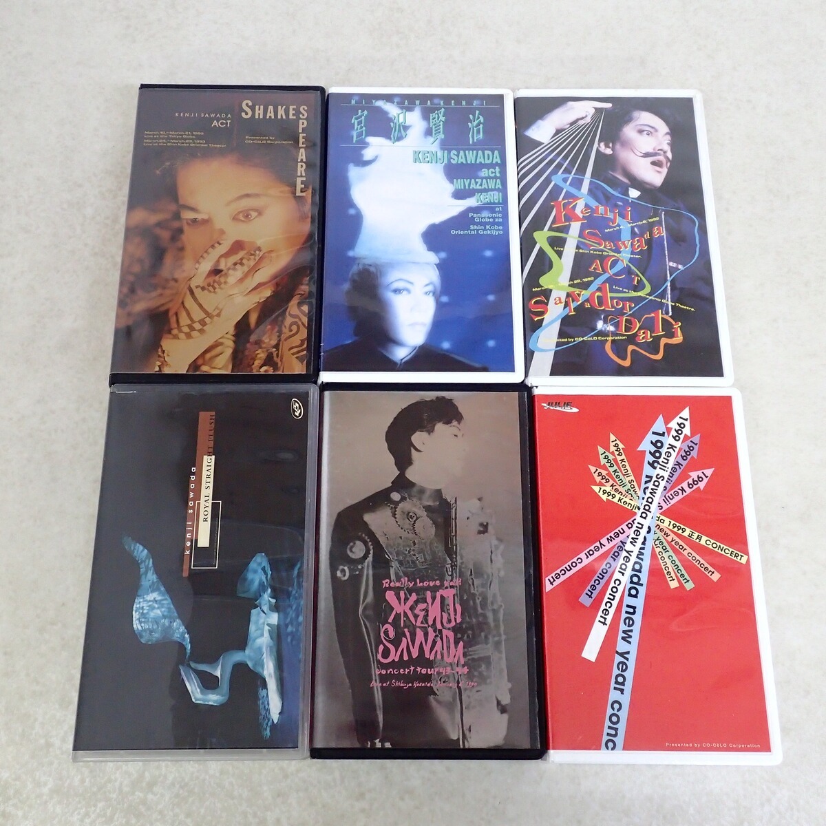 沢田研二 VHS ジュリーマニア/宮沢賢治/サーモスタットな夏/世界はボク