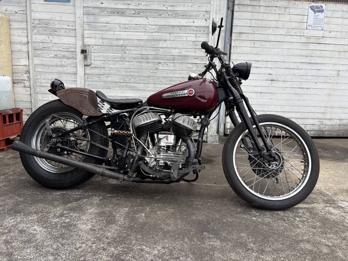 ハーレーWL750サイドバルブ 書類無し レースなどに パン ナックル