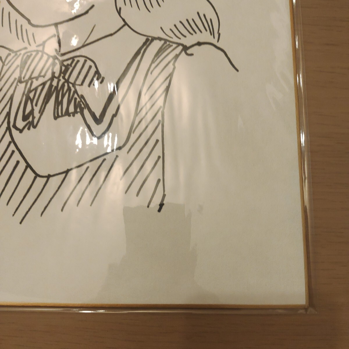 直筆イラスト入り サイン色紙 瞬きのソーニャ 弓月光 原画展 サイン会
