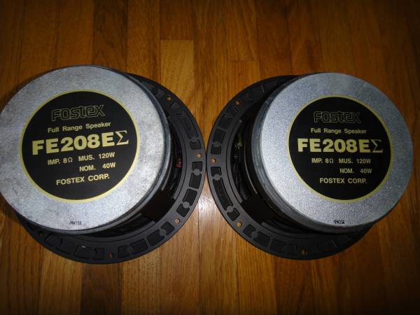 FOSTEX FE208EΣ　フォステクス　中古　ペア