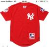 15ss supreme yankees baseball jersey red XL 正規品 半タグ付