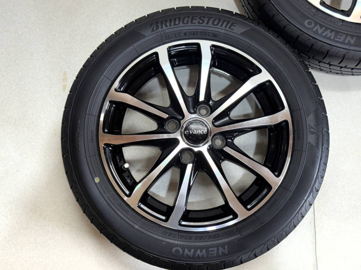 軽自動車☆155/65R14インチアルミホイール4本SET オートバックス 軽自動車☆155/65R14インチアルミホイール4本SET オートバックス