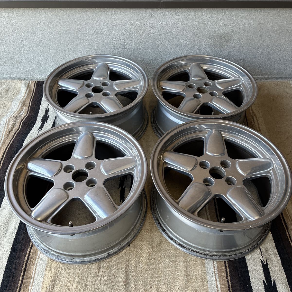 当時物 OZレーシング製 ACシュニッツァー 16×7.5J+25 100 4H 4穴 BMW