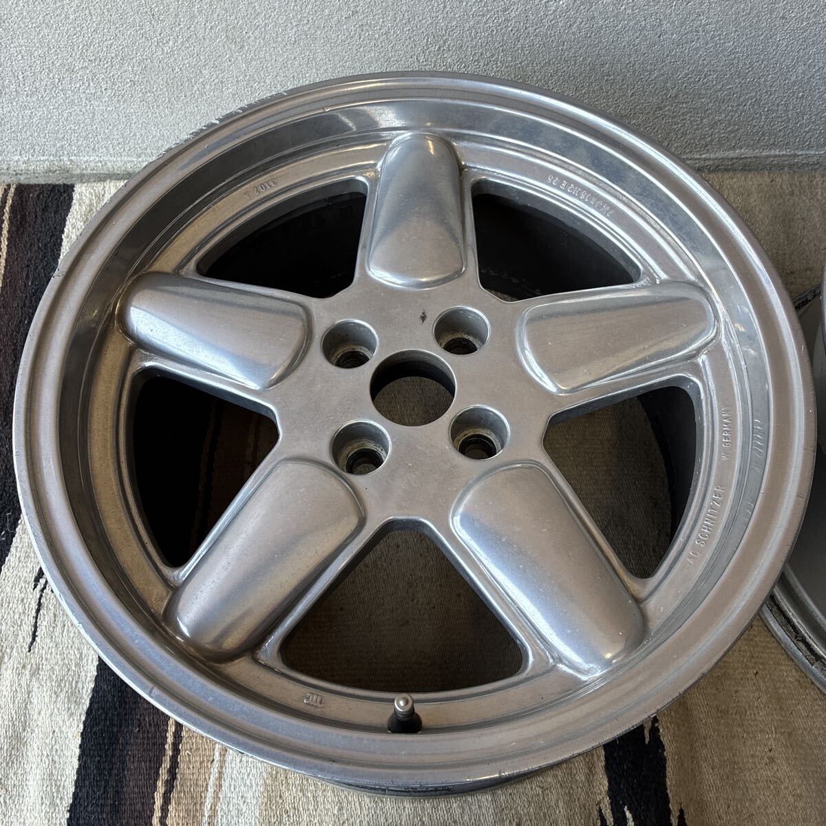 当時物 OZレーシング製 ACシュニッツァー 16×7.5J+25 100 4H 4穴 BMW