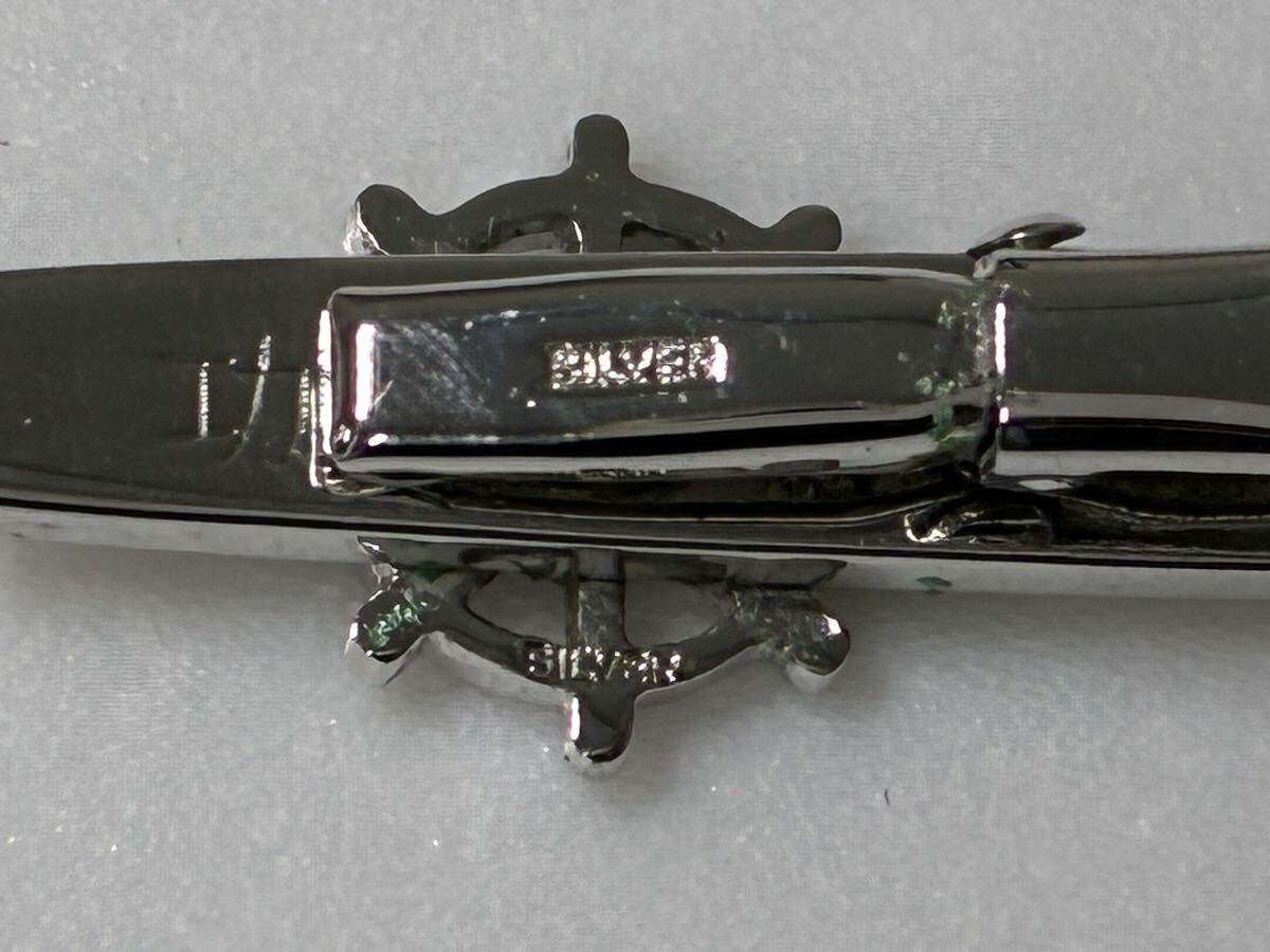 515-5】全日本海員組合 功労銀賞 SILVER GP10MIC 刻印 ネクタイピン
