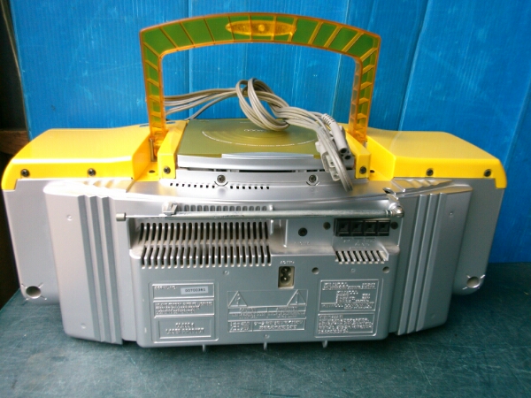 KENWOOD MDX-F1 ☆ジャンク☆ MD CD ラジカセ イエロー 黄色(一般