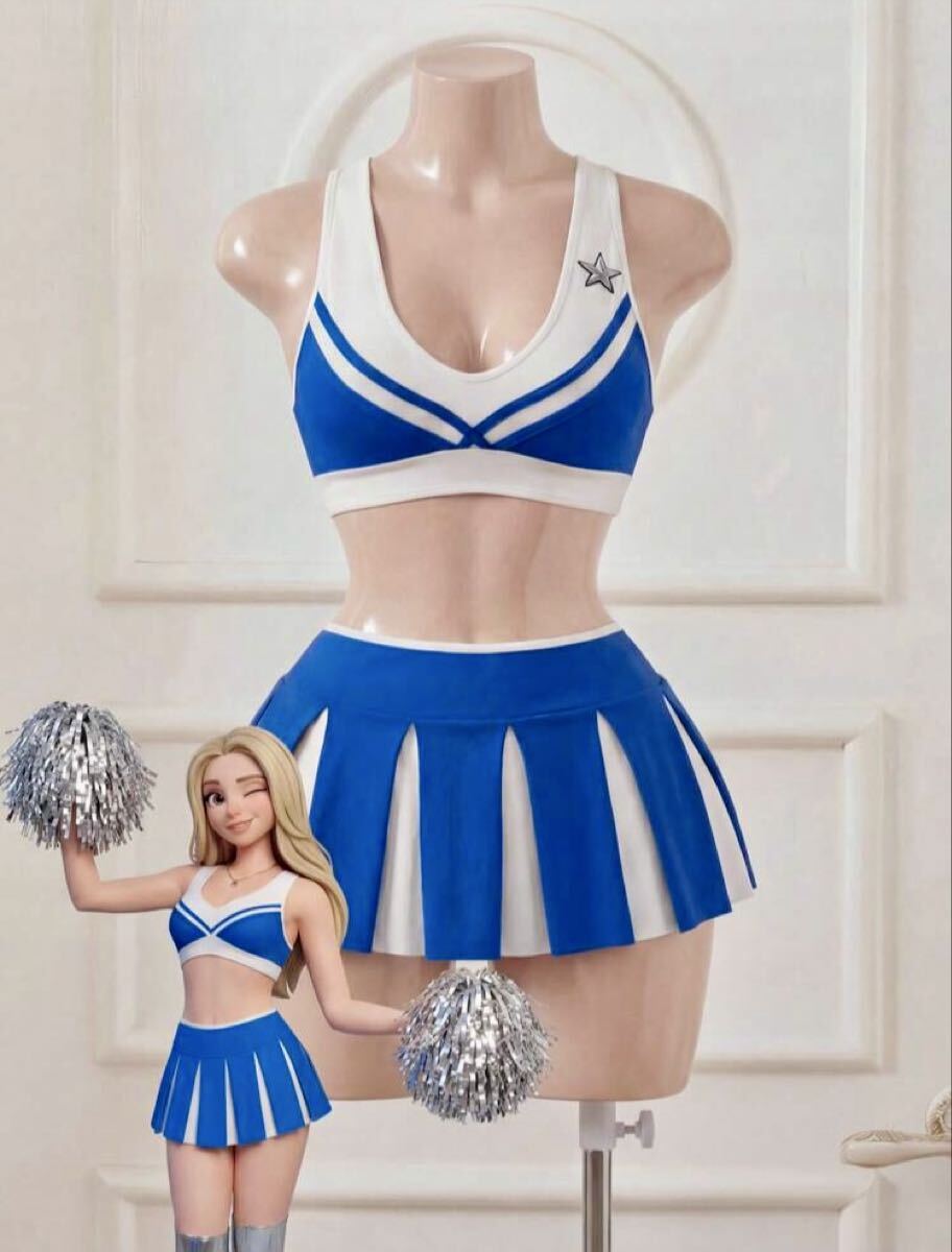 新品(*´`*)XLサイズ チアリーディング チアガール ユニフォーム