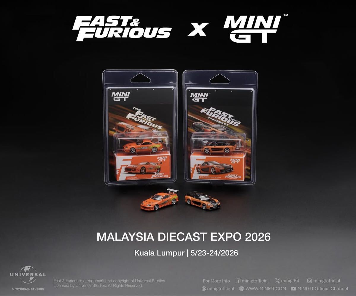 Mini GT minigt ミニGT TSM 1/64 MDX 2026 限定 fast and furious F&F