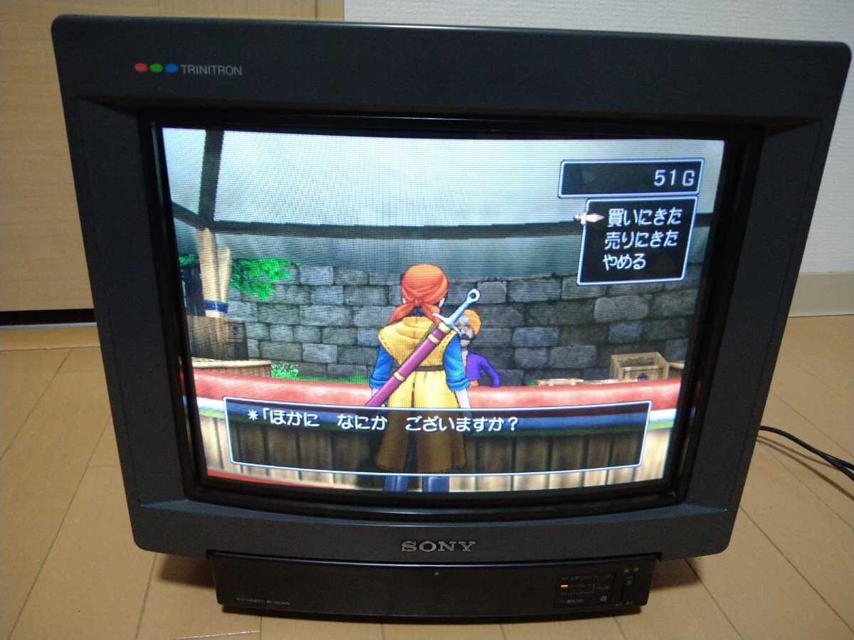 超レア 美品 SONY CRT ブラウン管 モニター RGB RGB21 MSX PC 98 15khz