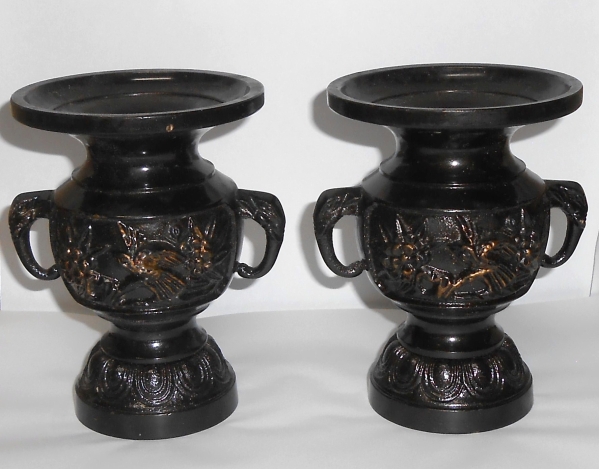 象の取っ手鳥の装飾真鍮製の仏壇用花瓶2個セット 真鍮製 売買されたオークション情報 Yahooの商品情報をアーカイブ公開 オークファン Aucfan Com