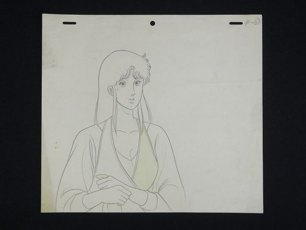 □セル画52 原画・下絵 キャッツ・アイ/来生瞳 6枚□北条司/直筆