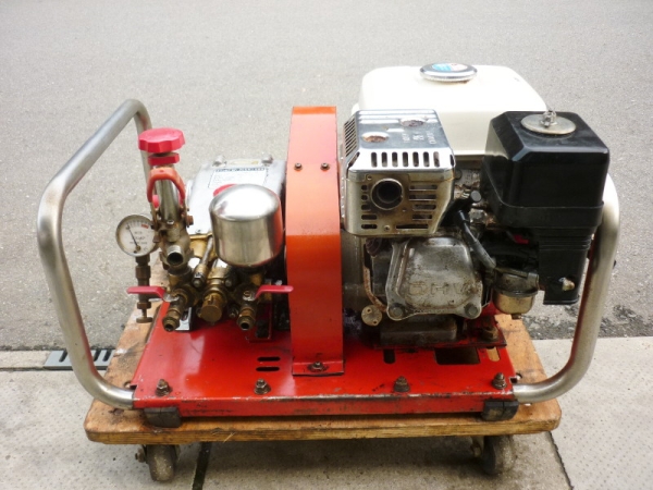 セット動噴 オリンピア SN-30型 5馬力 動作OK 作物消毒に 売切♪