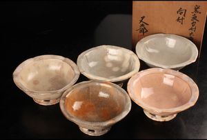 河村又次郎　櫛目文　鉢　其中窯　共箱共布 河村又次郎 櫛目文 鉢 其中窯 共箱共布 河村又次郎 櫛目文 鉢 其中窯