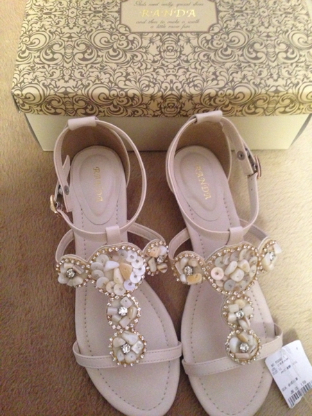 美品 RANDA ランダ　サンダル LL