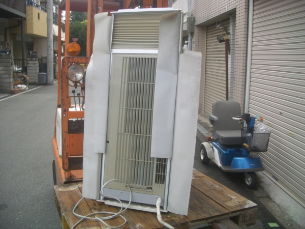 エアコン Haier ハイアール JA-16F 窓用エアコン 枠付き