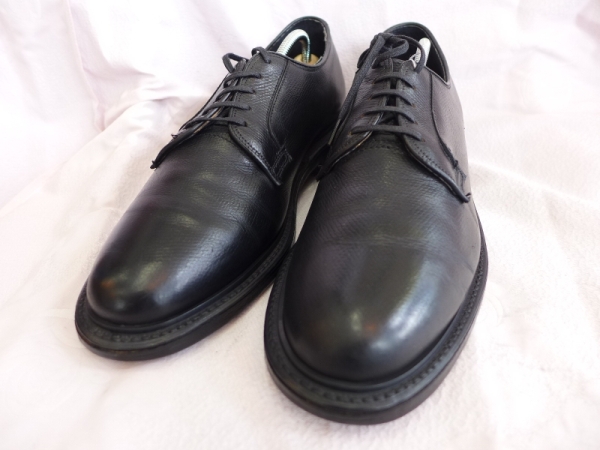美品！florsheim フローシャイム シボ革　プレーントゥ　