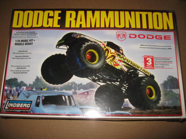 リンドバーグ 1/24 ダッジ モンスタートラック Rammunition