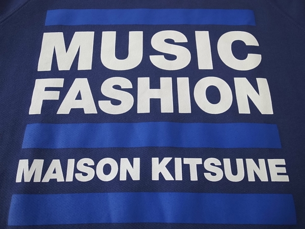 メゾンキツネ「MUSIC FASHION MAISON KITSUNE」スウェット sizeS